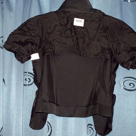 'Moschino' Women's Black Lightweight Blazer - Picture 4 of 7